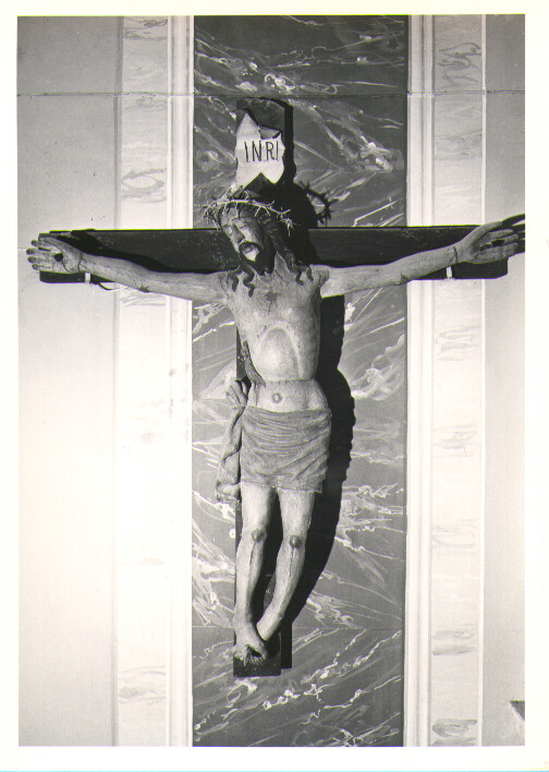 Cristo crocifisso (scultura) - bottega lucana (sec. XV)