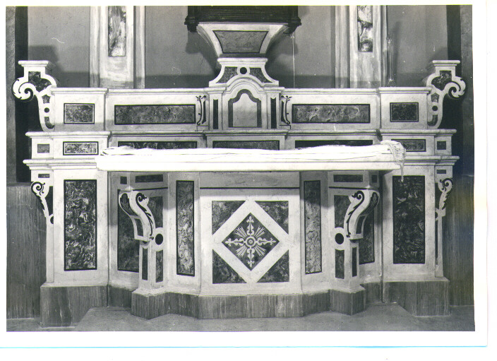 altare - bottega Italia meridionale (primo quarto sec. XIX)