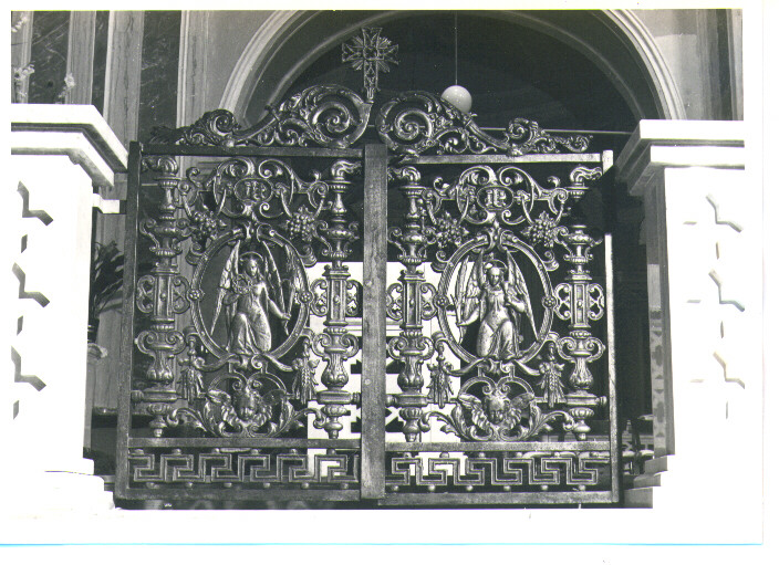 cancello di balaustrata - bottega Italia meridionale (primo quarto sec. XX)