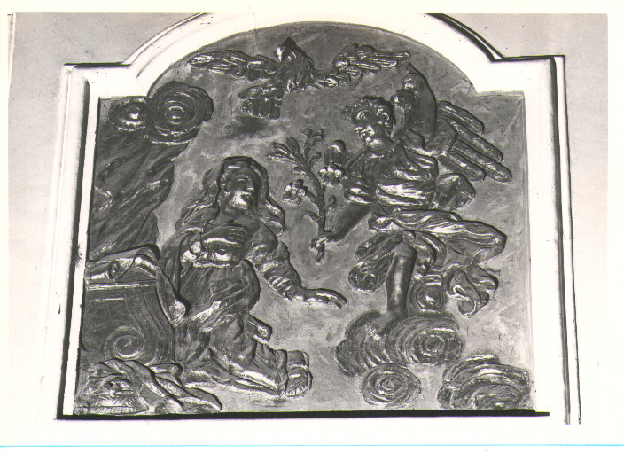 Annunciazione (rilievo, elemento d'insieme) - bottega Italia meridionale (sec. XVIII)