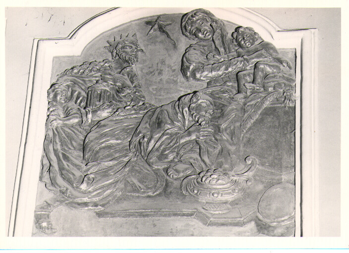 adorazione dei Re Magi (rilievo, elemento d'insieme) - bottega Italia meridionale (sec. XVIII)