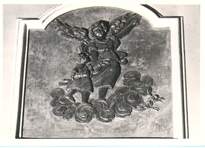Tobia e San Raffaele arcangelo (rilievo, elemento d'insieme) - bottega Italia meridionale (sec. XVIII)
