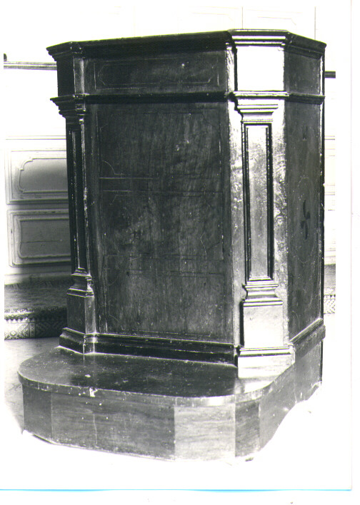 inginocchiatoio - bottega campana (sec. XVIII)