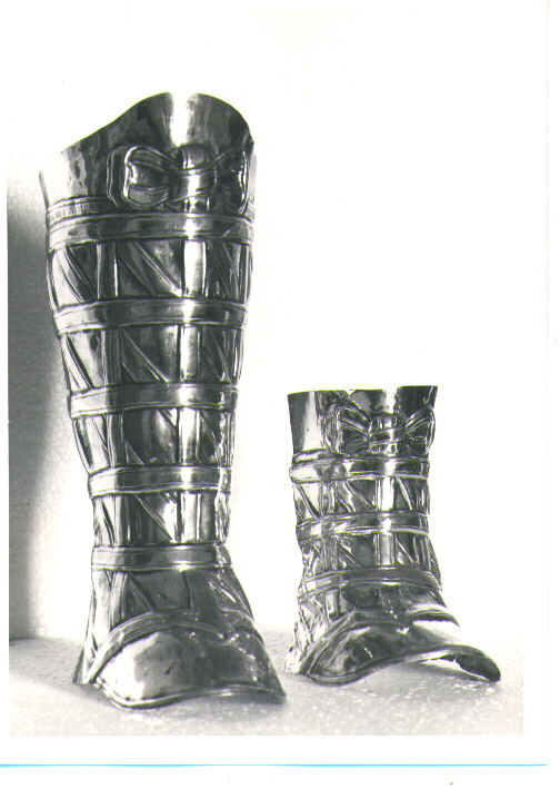 attributo iconografico di immagine sacra - bottega napoletana (fine sec. XIX)