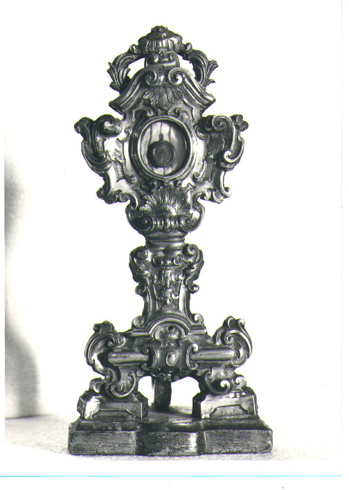 reliquiario - a ostensorio - bottega napoletana (metà sec. XVIII)