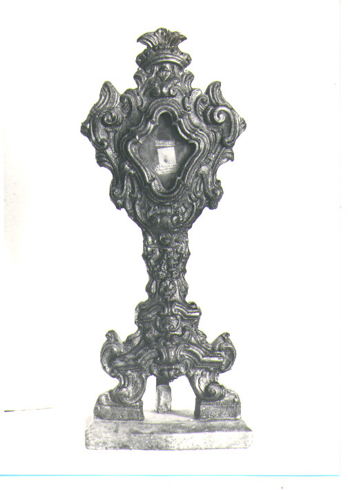 reliquiario - a ostensorio - bottega napoletana (seconda metà sec. XVIII)