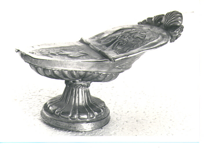 navicella portaincenso - bottega napoletana (metà sec. XIX)