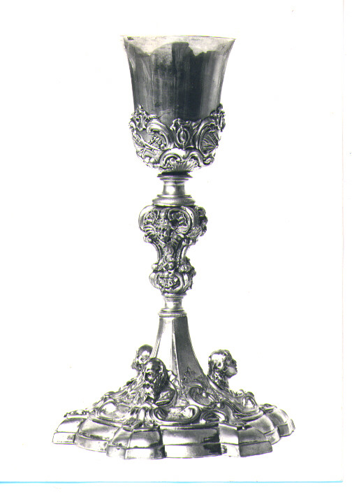 calice - bottega napoletana (fine sec. XIX)