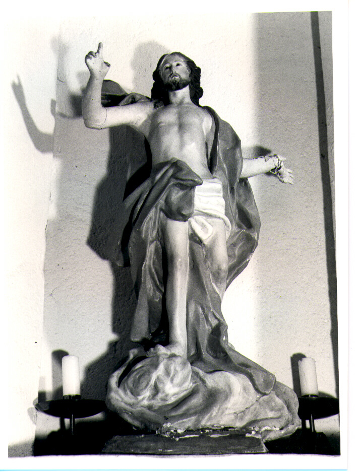 Cristo risorto benedicente (statua) - bottega salentina (primo quarto sec. XX)