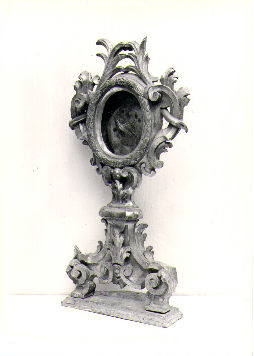 reliquiario - a ostensorio - bottega Italia meridionale (sec. XVIII)