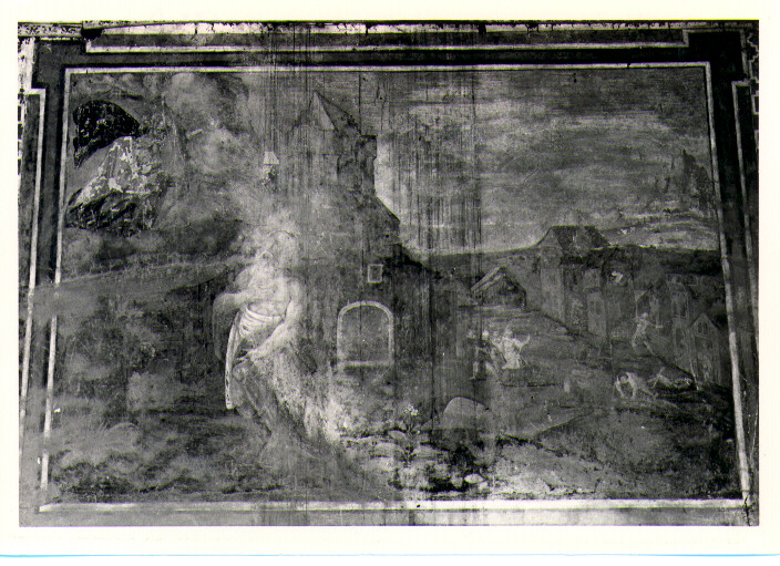 Dio ordina a Noè di costruire l'arca (dipinto) - ambito lucano (seconda metà sec. XVI)