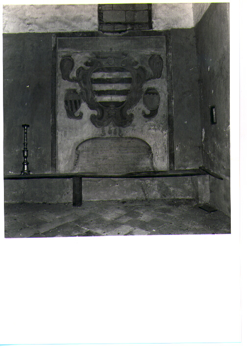 stemma gentilizio (dipinto) - ambito lucano (fine sec. XVII)