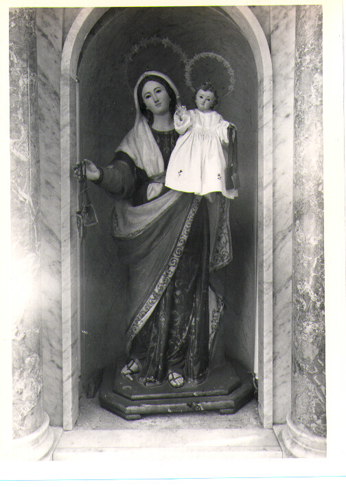 Madonna del Carmelo (statua) - bottega Italia meridionale (seconda metà sec. XIX)