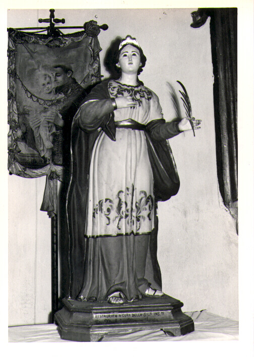 Santa Lucia (scultura) - bottega Italia meridionale (prima metà sec. XIX)