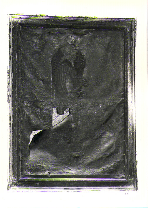 Madonna Immacolata tra Sant'Antonio e San Gaetano, Madonna Immacolata e Santi (dipinto) - ambito lucano (sec. XVII)