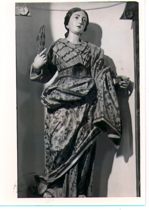 Santa Severina, Santa (scultura) - bottega Italia meridionale (fine/inizio secc. XVIII/ XIX)