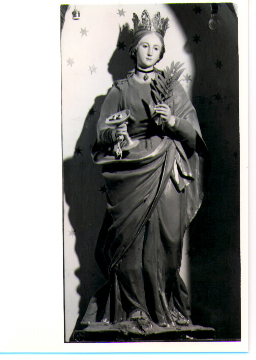 Santa Lucia (statua) - bottega lucana (prima metà sec. XIX)