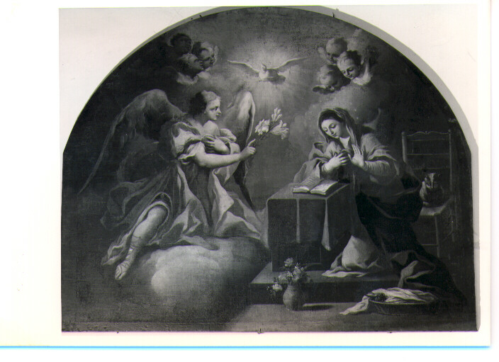 Annunciazione (dipinto) di Guarino Domenico (prima metà sec. XVIII)