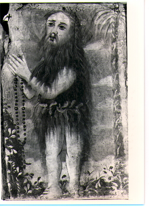 Sant'Onofrio nel deserto, Santo (dipinto) - ambito Italia meridionale (sec. XIX)