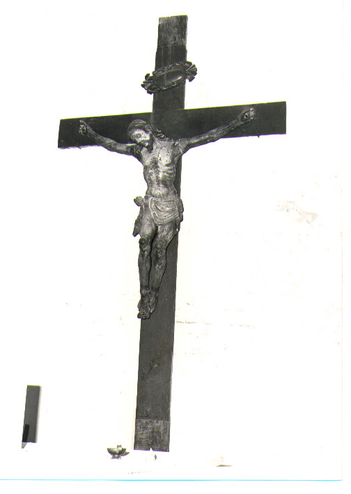 Cristo crocifisso (scultura) - bottega Italia meridionale (fine sec. XVI)