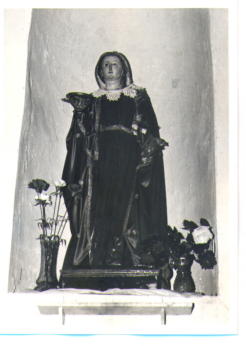 Santa Lucia (statua) - bottega leccese (seconda metà sec. XIX)