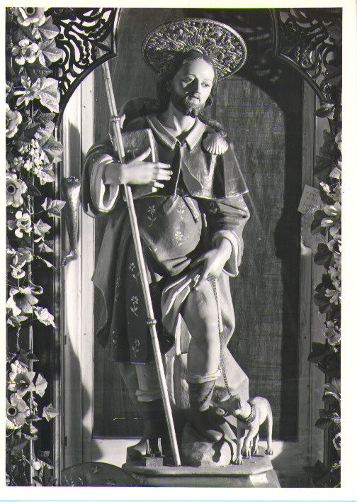 San Rocco (statua) - bottega Italia meridionale (secc. XVIII/ XIX)