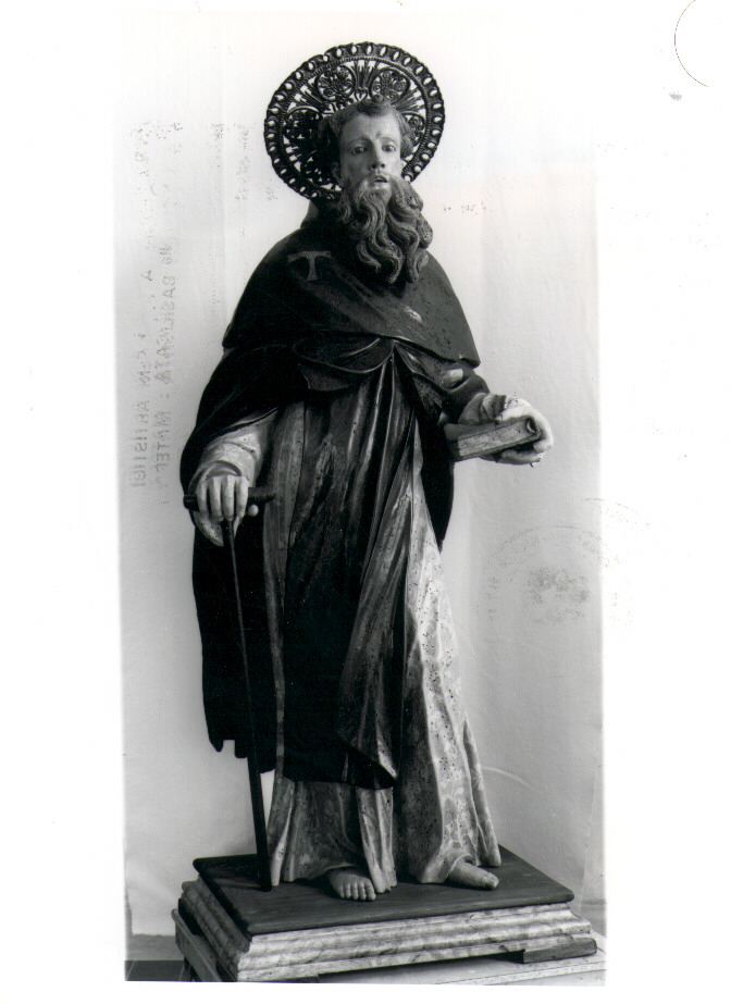 Sant'Antonio Abate (scultura) - bottega napoletana (prima metà sec. XVIII)