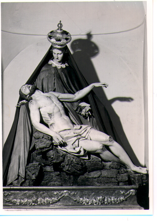 pietà (scultura) - bottega napoletana (prima metà sec. XIX)