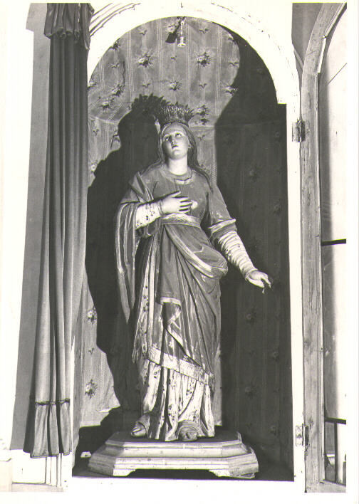 Santa martire (scultura) - bottega napoletana (prima metà sec. XIX)