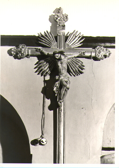 Cristo crocifisso (scultura) - bottega napoletana (seconda metà sec. XVIII)