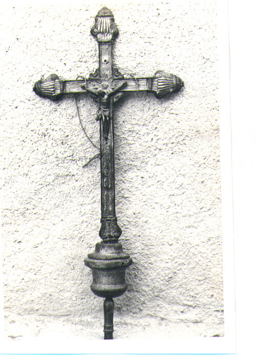 croce processionale - bottega napoletana (inizio sec. XIX)
