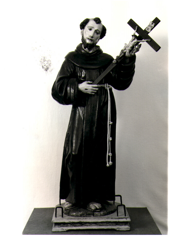 San Francesco d'Assisi (statua) - bottega napoletana (fine/inizio secc. XVII/ XVIII)