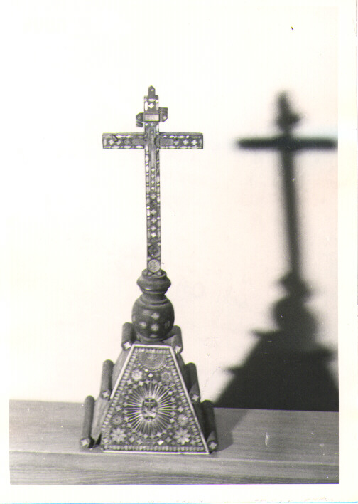 croce d'altare - bottega Italia meridionale (sec. XVII)