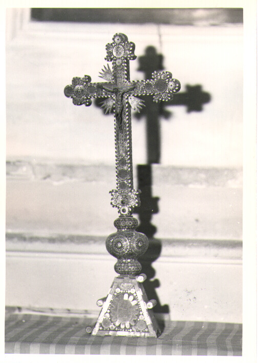 croce d'altare - bottega Italia meridionale (sec. XVII)