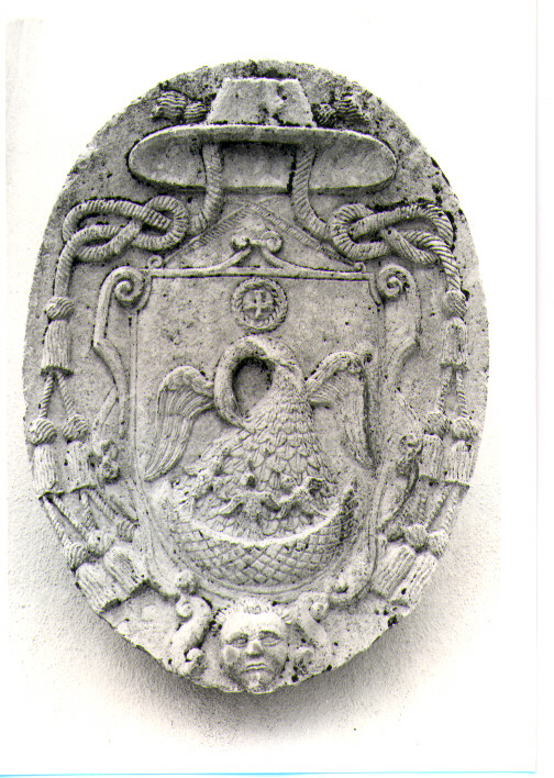 stemma vescovile (rilievo) - bottega lucana (prima metà sec. XVII)