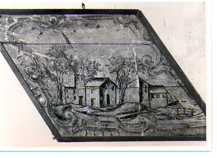 Veduta del Convento di S. Francesco d'Assisi a Carbone (dipinto) - ambito lucano (seconda metà sec. XVII)