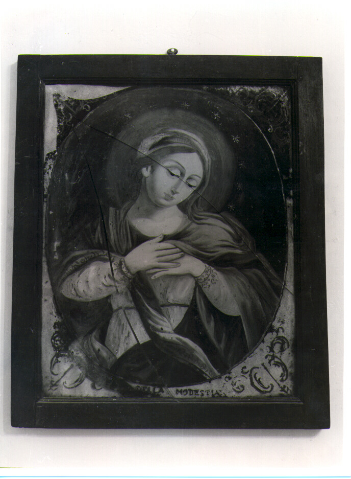 Madonna della modestia, Madonna (dipinto) - ambito Italia meridionale (prima metà sec. XIX)