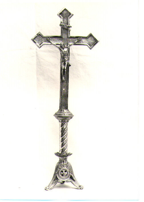 croce d'altare - bottega napoletana (metà sec. XIX)