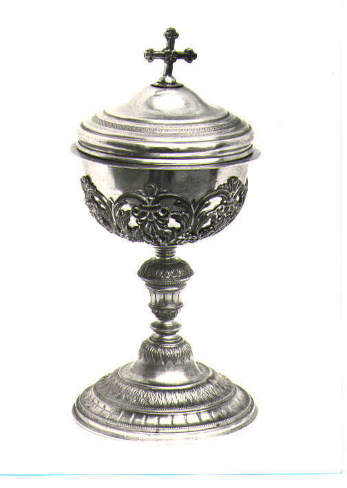 pisside - manifattura napoletana (metà sec. XIX)