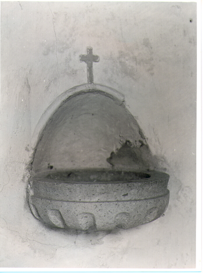 acquasantiera - bottega Italia meridionale (sec. XIX)