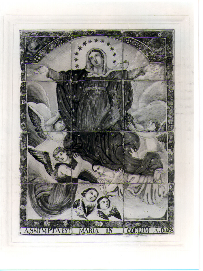 Madonna Assunta (pannello) - bottega Italia meridionale (sec. XIX)