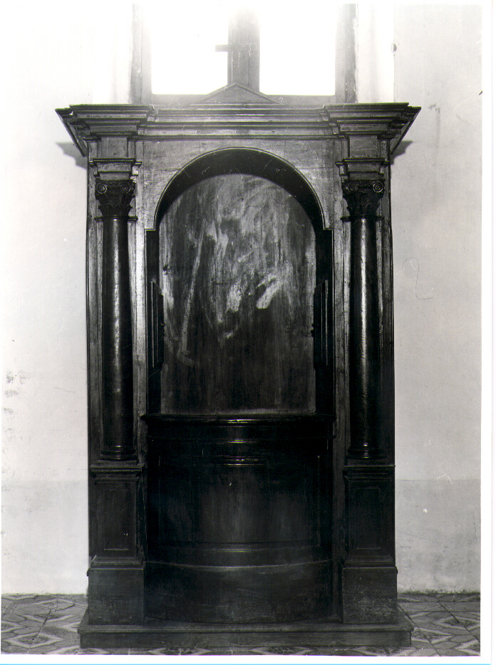 confessionale - bottega lucana (metà sec. XIX)