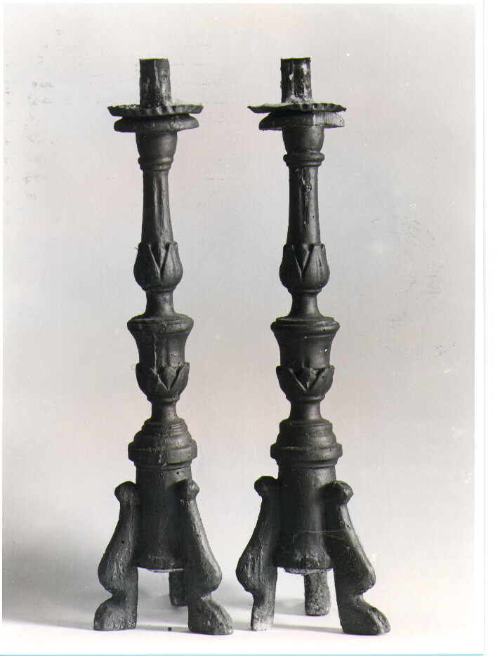 candeliere, coppia - bottega Italia meridionale (sec. XIX)