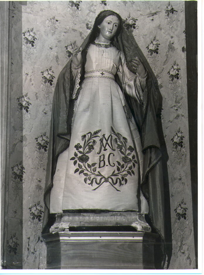 Madonna del Buon Consiglio, Madonna (statua) - bottega Italia meridionale (seconda metà sec. XIX)