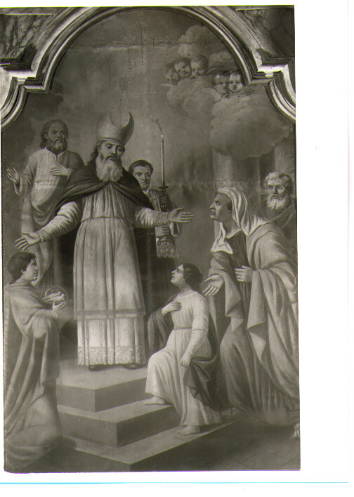 presentazione di Maria Vergine al tempio (dipinto) - ambito lucano (seconda metà sec. XIX)