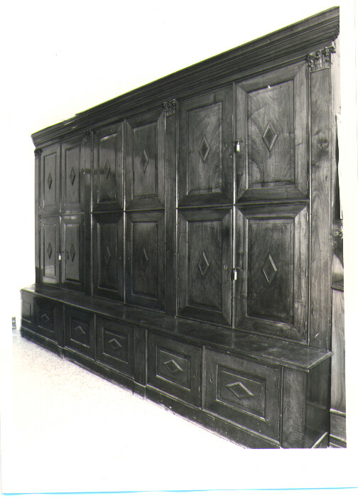 armadio, coppia - bottega lucana (seconda metà sec. XIX)