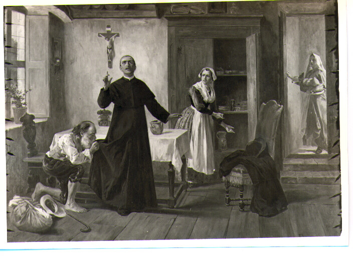 Il Beato Lentini, beato (dipinto) di Cipolla F (prima metà sec. XX)