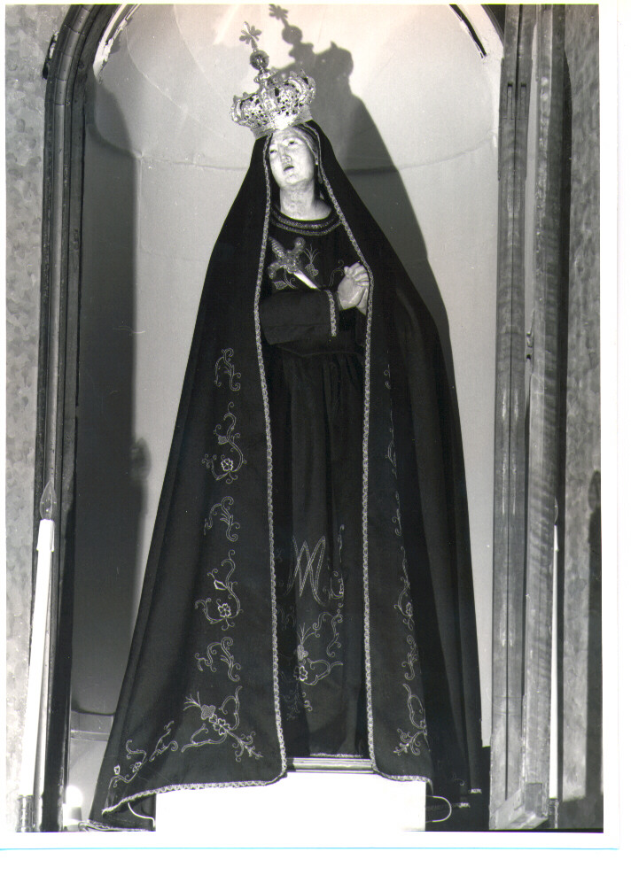 Madonna Addolorata (scultura) - bottega napoletana (sec. XIX)