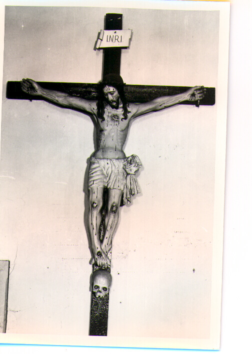 Cristo crocifisso (scultura) - bottega lucana (fine/inizio secc. XVIII/ XIX)