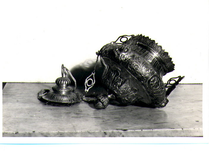 lampada - bottega napoletana (seconda metà sec. XIX)